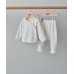 Mamas & Papas Комплект блуза и ританки Floral pointelle 