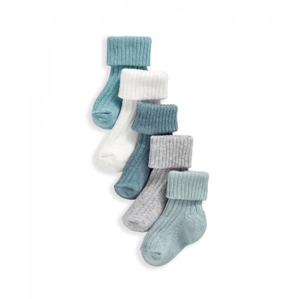 Mamas & Papas Чорапи 5 чифта Blue Mamas & Papas Чорапи 5 чифта Blue