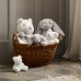 Widdop Bambino Плюшена играчка бяло мече 30см - Bear