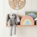 Widdop Softies Плюшена играчка сиво зайче в кутия 35см - Theo
