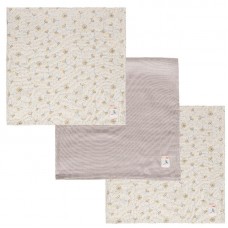 Bebe-Jou Муселинови пелени комплект 3 броя 70х70см - Wish Grey