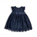 Mamas & Papas Рокля с къс ръкав NAVY LACE